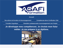 Tablet Screenshot of agafi.fr